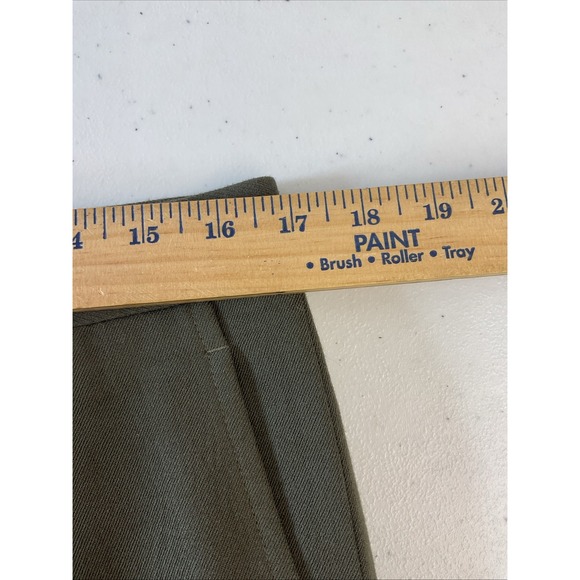 Vtg Polo Ralph Lauren Wool Suit Pants Dress Green Mens Size 34x30 (40R pant) - Picture 15 of 16